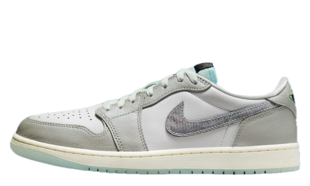 Scarpe da ginnastica grigie collezione air jordan 1 low