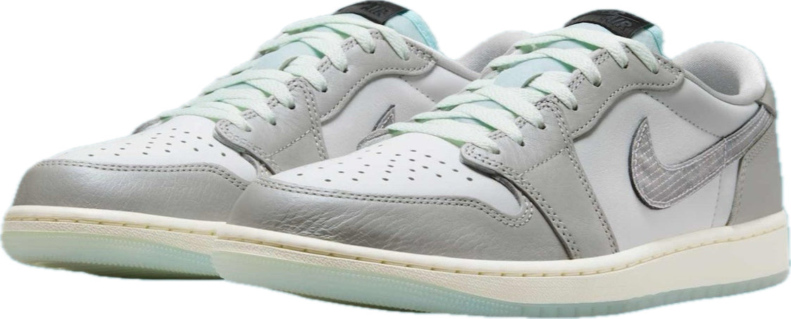 Scarpe da ginnastica grigie collezione air jordan 1 low