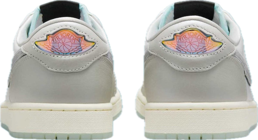 Scarpe da ginnastica grigie collezione air jordan 1 low