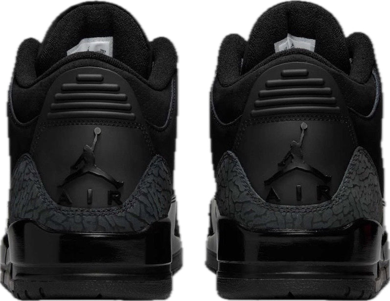 Scarpe da ginnastica nere collezione air jordan 3