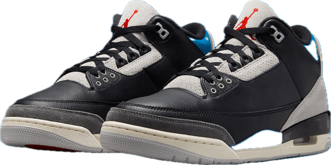 Scarpe da ginnastica nere collezione air Jordan 3