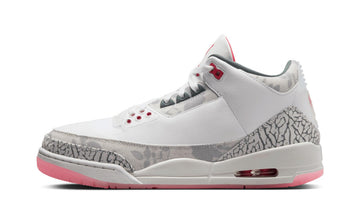 Scarpe da ginnastica bianche e rosa collezione air jordan 3