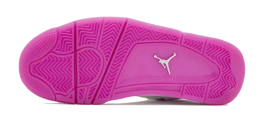 Scarpe da ginnastica bianche rosa collezione air jordan 4