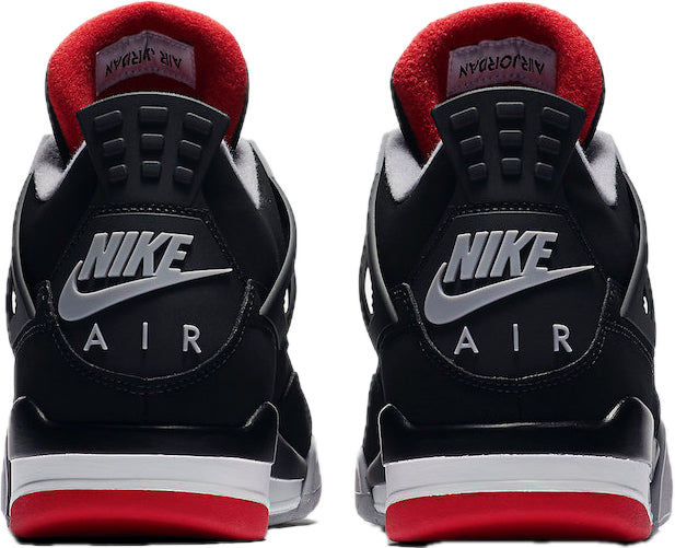 Scarpe da ginnastica nere bianche e rosse collezione Air Jordan 4