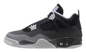 Scarpe da ginnastica nere e grigie collezione air jordan 4