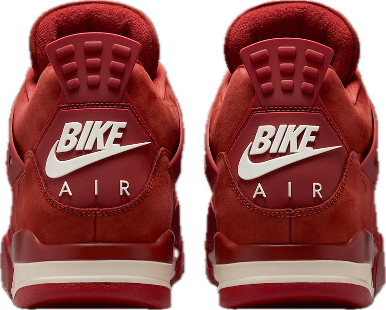 Scarpe da ginnastica rosse collezione air jordan 4