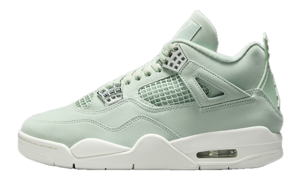 Scarpe da ginnastica verde acqua collezione air jordan 4