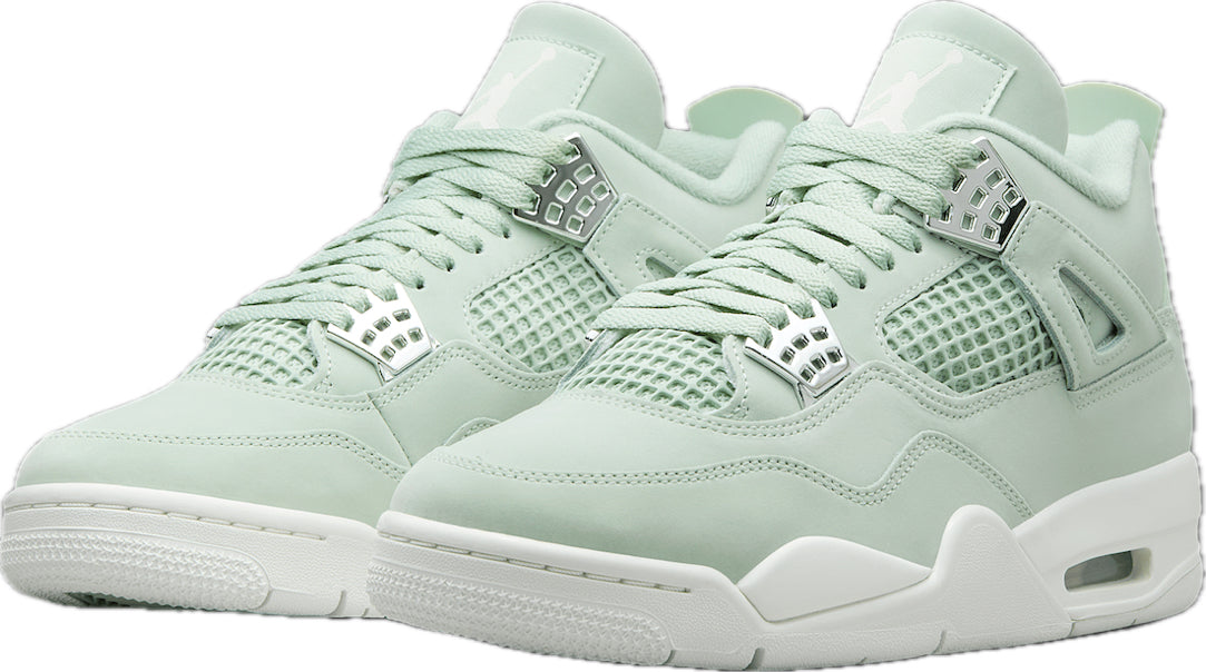 Scarpe da ginnastica verde acqua collezione air jordan 4