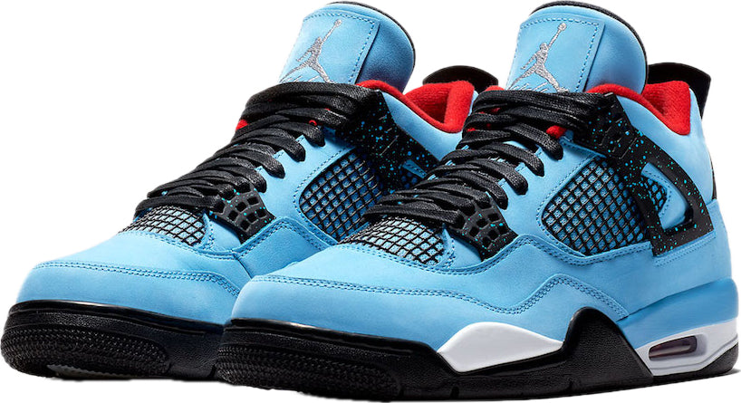 Scarpe da ginnastica celesti collezione Air Jordan 4