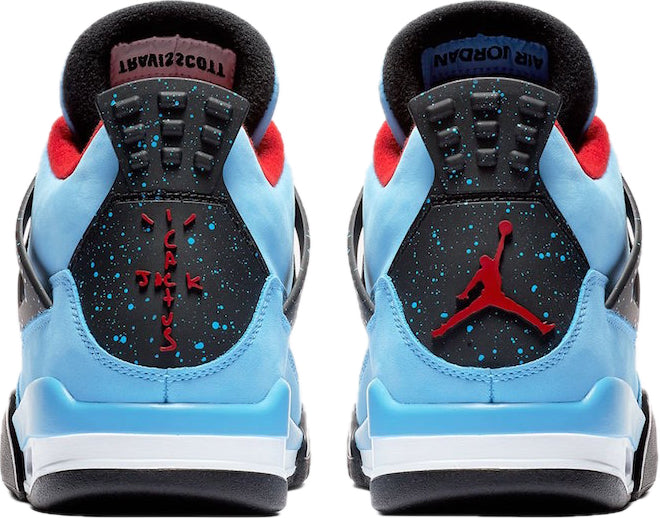 Scarpe da ginnastica celesti collezione Air Jordan 4