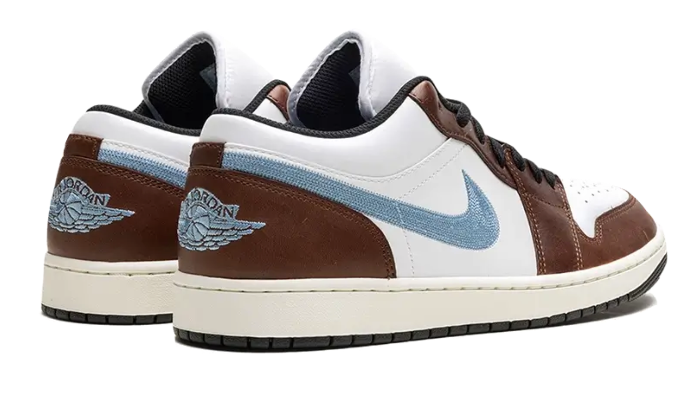 Scarpe da ginnastica marroni collezione jordan 1 low