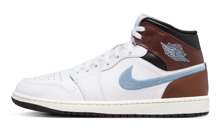 Air Jordan 1 Mid Brown Blue Grey Mr.Reseller