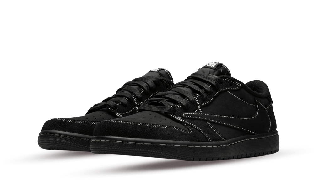 19.5㎝　TravisScott × Jordan1 BlackPhantom AIR JORDAN 1 Retro Low OG SP Travis Scott Black Phantom