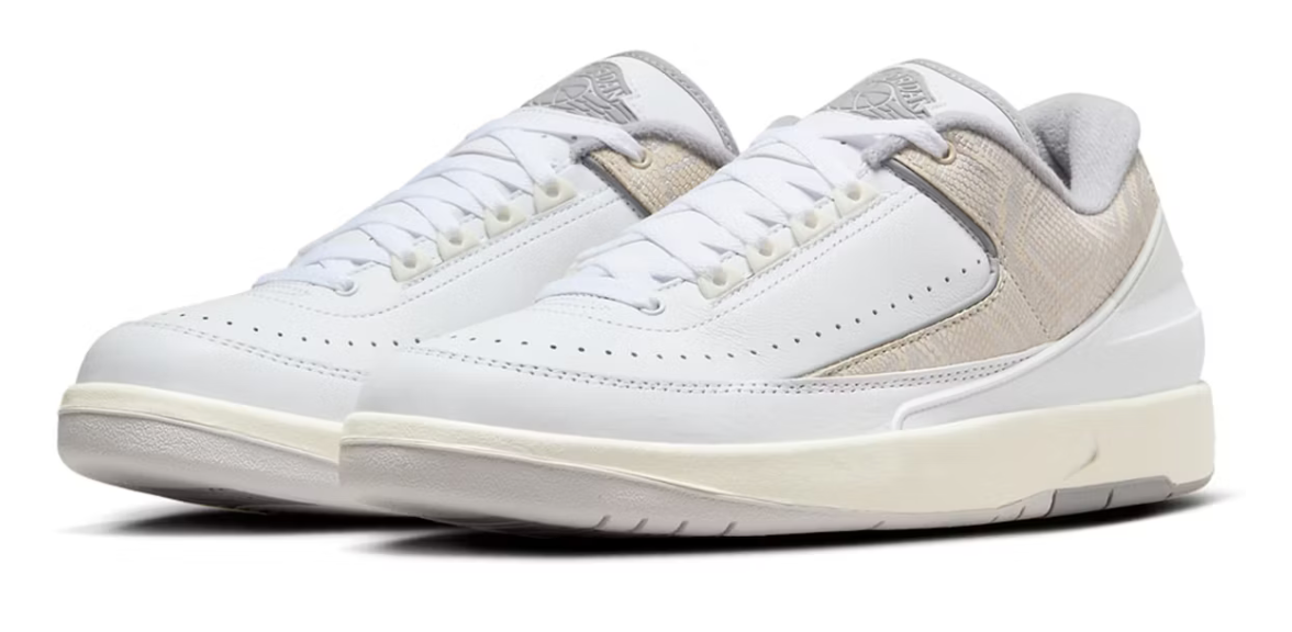 Scarpe da ginnastica bianche collezione jordan 2 low