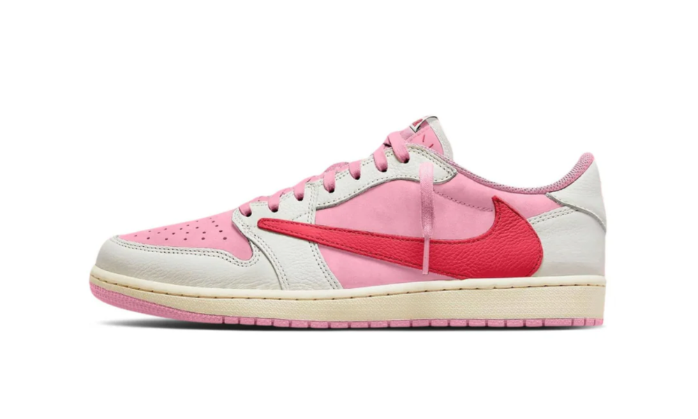 Air Jordan 1 Retro Low OG SP Travis Scott Sail Tropical Pink