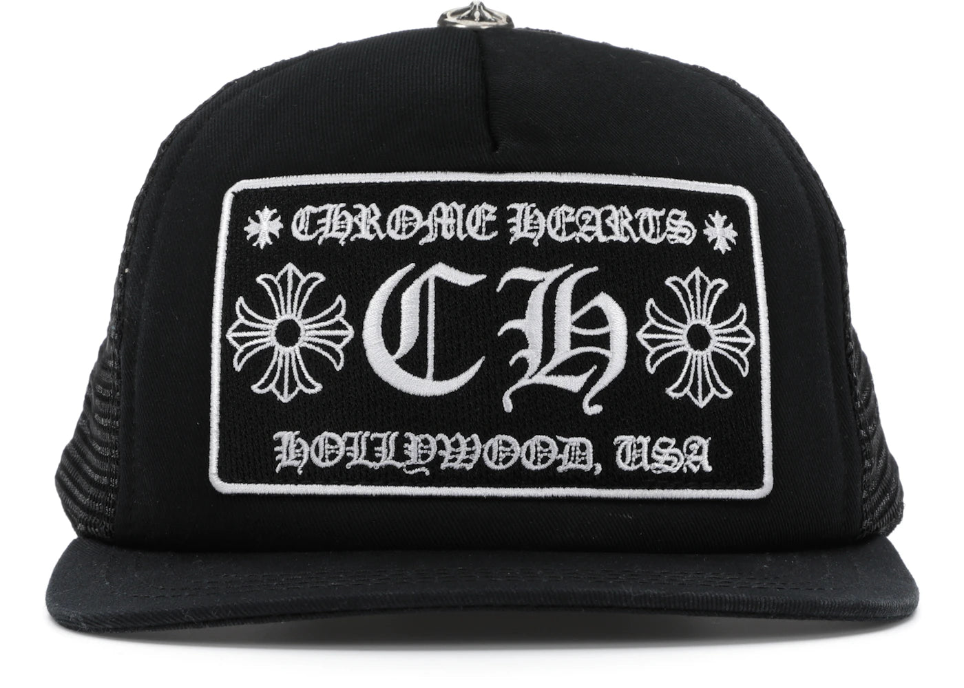 Chrome Hearts CH Hollywood Trucker Hat Black/Black - CH-CHROME H-MULTI