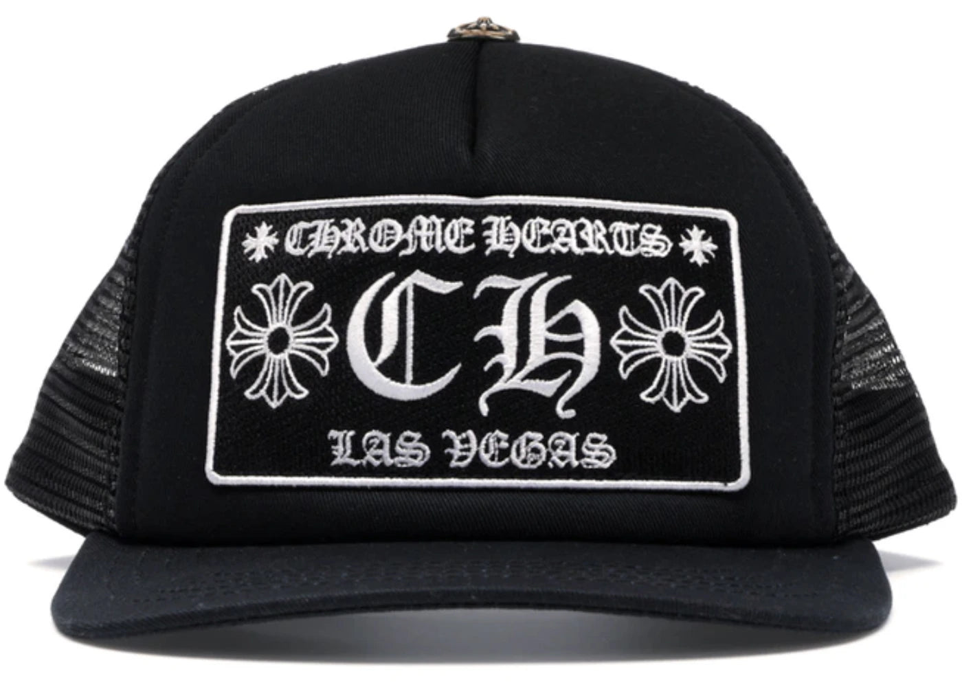 Chrome Hearts CH Las Vegas Trucker Hat Black/Black - CH-CHCLVTHB-MULTI