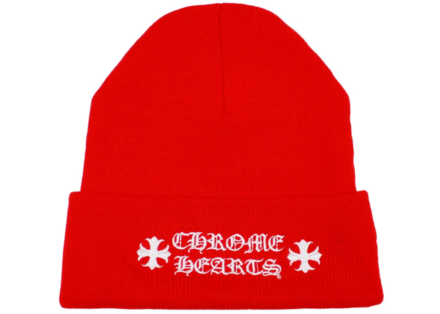 Chrome Hearts Logo Beanie Red - CH-CHHLBRXX-MULTI
