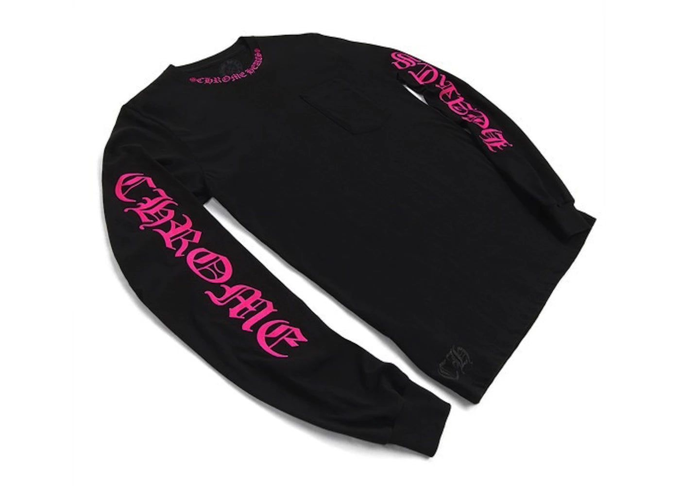 Chrome Hearts Long Sleeve Pocket Crew Hot Pink/Black - CH-CHLSPCHP-MULTI