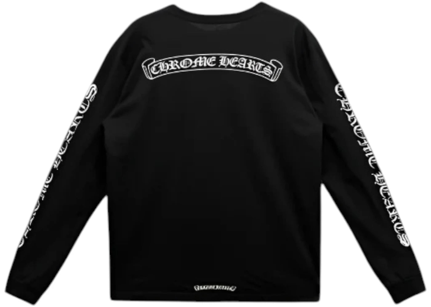 Chrome Hearts Scroll Logo L/S Pocket T-shirt Black - CH-CHSLLPTB-MULTI