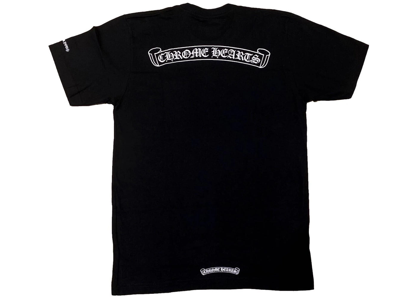 Chrome Hearts Scroll Logo T-Shirt Black - CH-CHROME H-MULTI