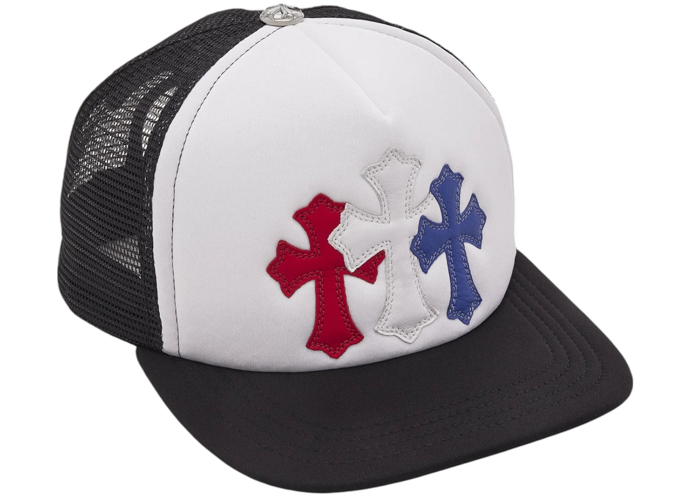 Chrome Hearts Trucker Hat Red/White/Blue - CH-CHHTHRXX-MULTI