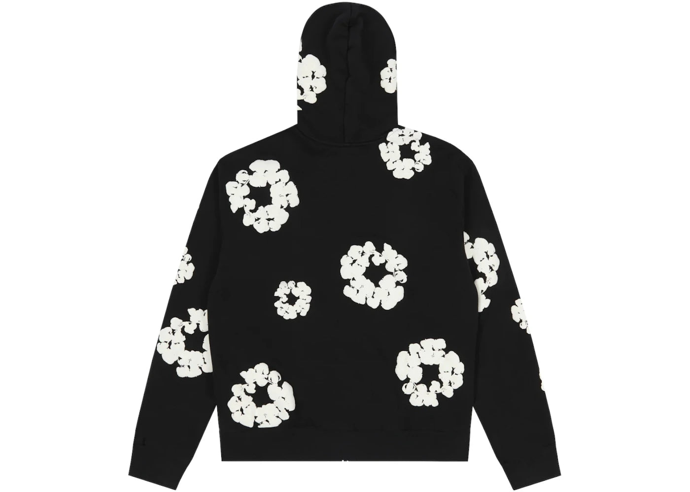 Denim Tears Cotton Wreath Zip Hoodie Black - DT-DENIM TE-MULTI