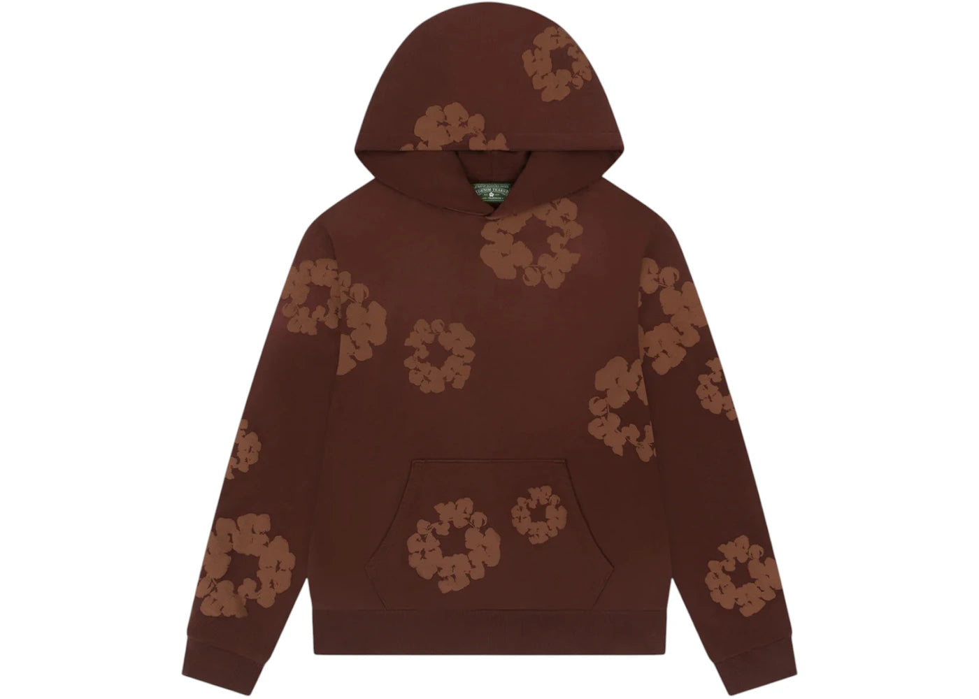 Denim Tears Mono Cotton Wreath Hoodie Brown - DT-DENIM TE-MULTI