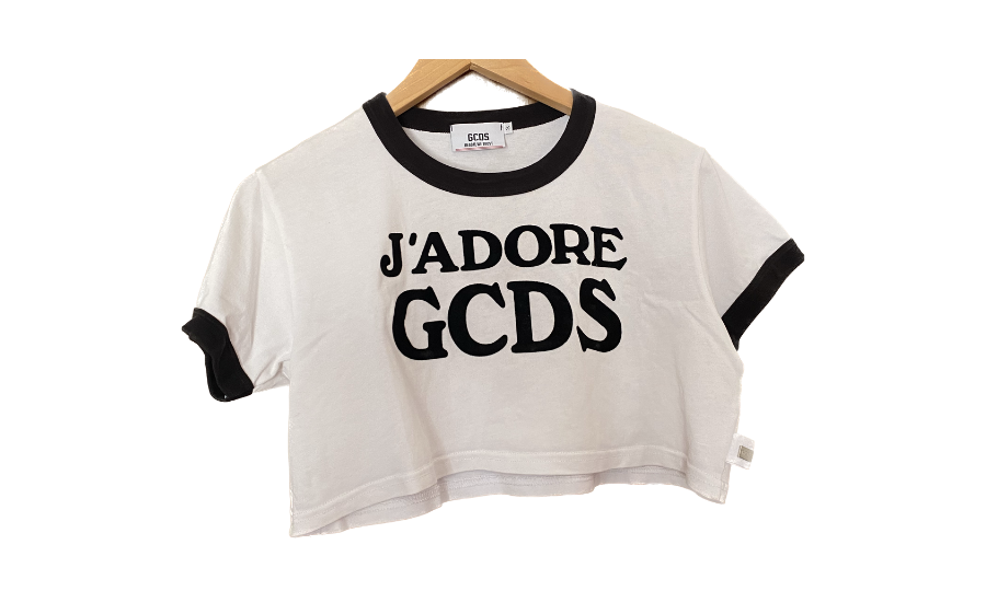 GCDS T-shirt Cropped - second hand