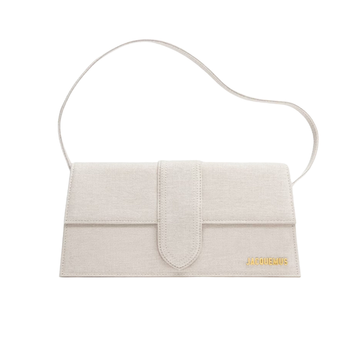 Jacquemus Le Bambino Long Light Greige Linen