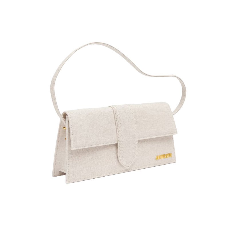 Jacquemus Le Bambino Long Light Greige Linen