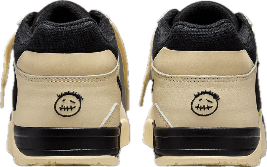 Scarpe da ginnastica gialle fluo collezione air jordan x travis Scott 