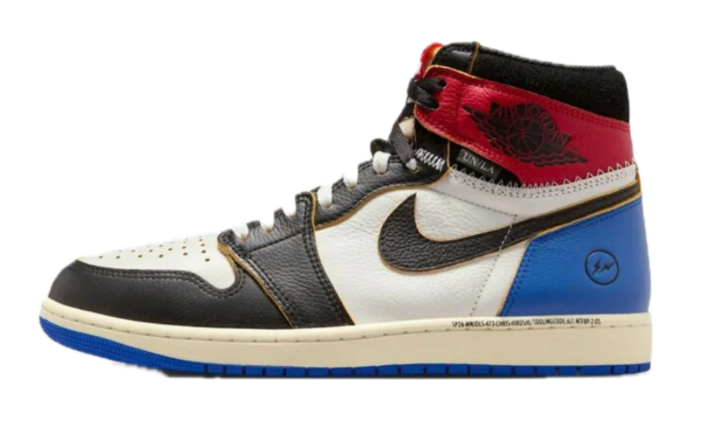 Air Jordan 1 Retro High OG SP Fragment x Union LA Varsity Red Sport Royal