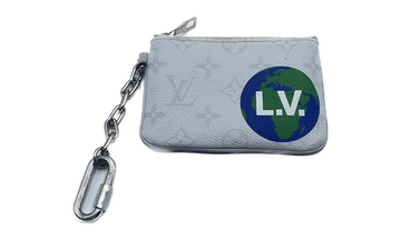 Louis Vuitton Pochette Monogram con zip e catenella - second hand