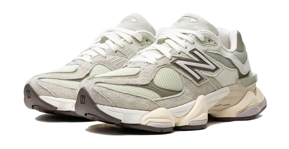 Scarpe da ginnastica bianche e verdi collezione New Balance 9060