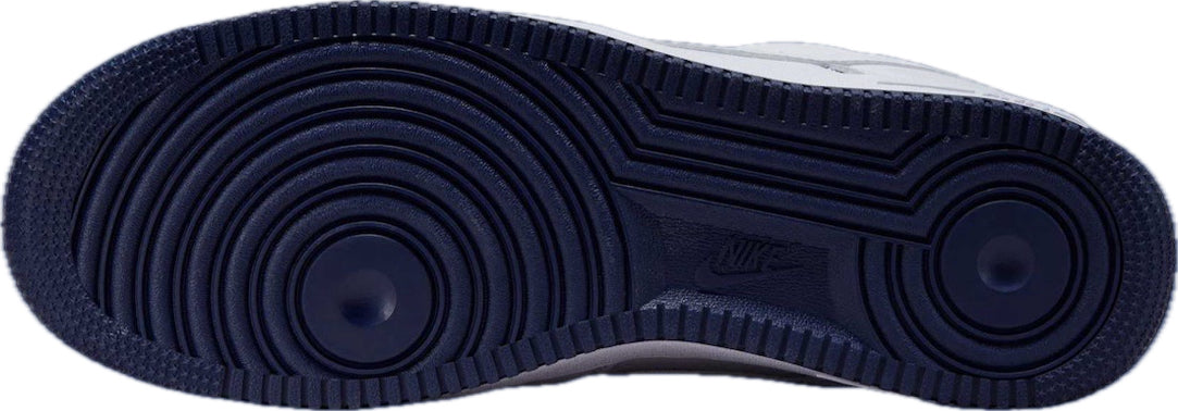 Scarpe da ginnastica bianche e blu collezione nike air force 1