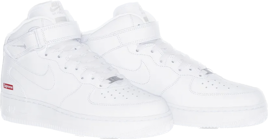 White Air Force Mid 07 Supreme Air Force Supreme Prezzo Nike Air