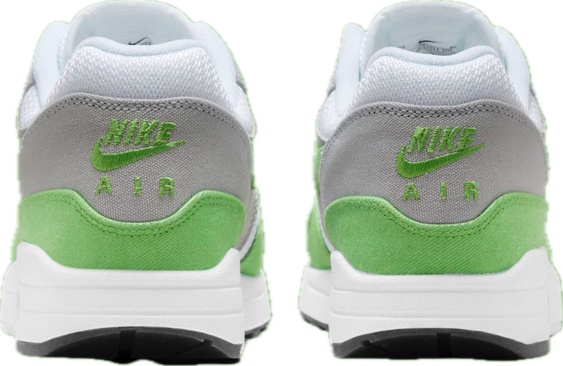 Scarpe da ginnastica bianche e verdi collezione air max 1