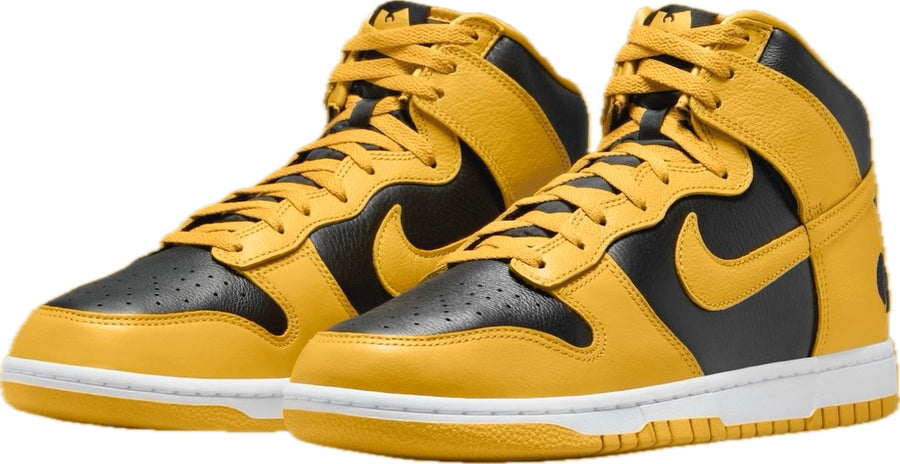 Scarpe da ginnastica gialle e nere collezione nike dunk