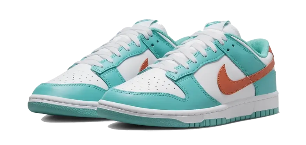 Scarpe da ginnastica verde acqua collezione dunk low