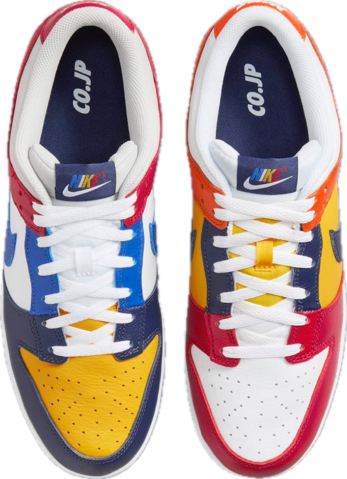 Scarpe da ginnastica multicolore collezione nike dunk low