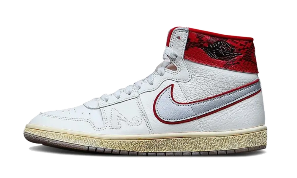 Scarpe da ginnastica bianche e rosse collezione nike