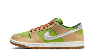 Scarpe da ginnastica verdi e marroni collezione nike dunk