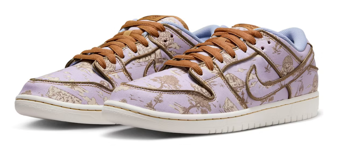 Scarpe da ginnastica lilla collezione dunk low