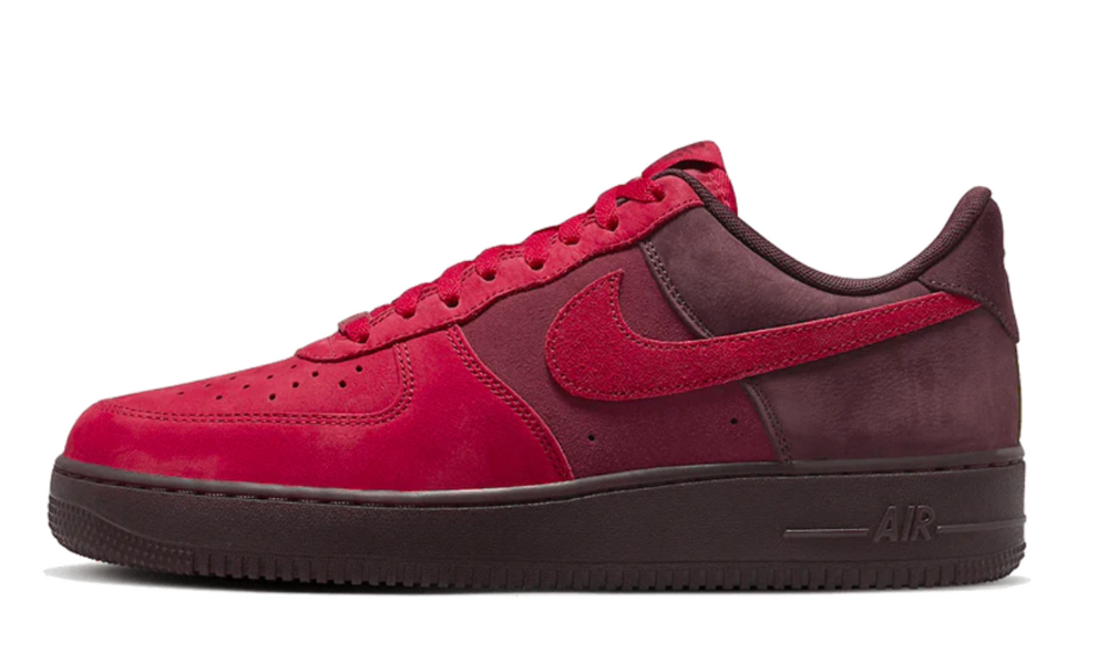 Scarpe da ginnastica rosse collezione air force 1