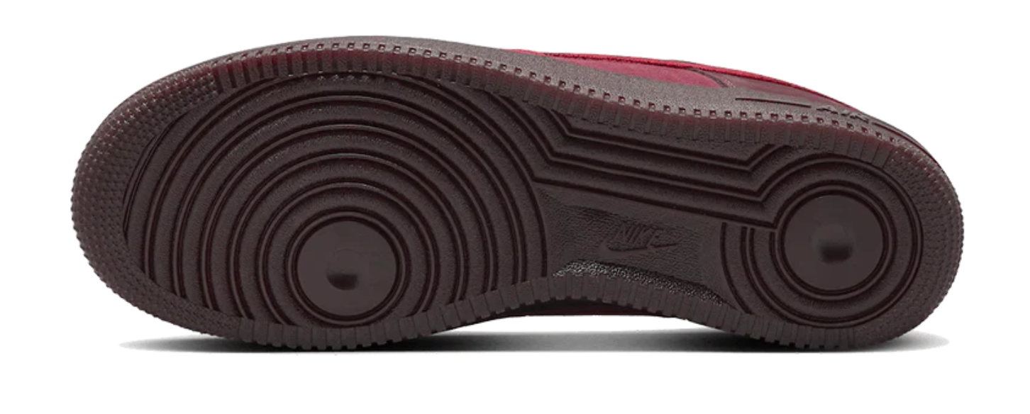 Scarpe da ginnastica rosse collezione air force 1