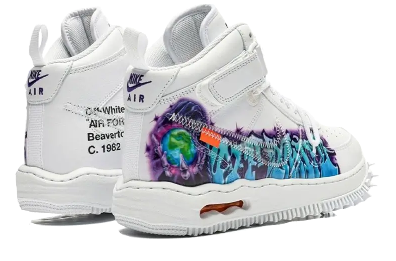 Scarpe da ginnastica bianche collezione nike x off white