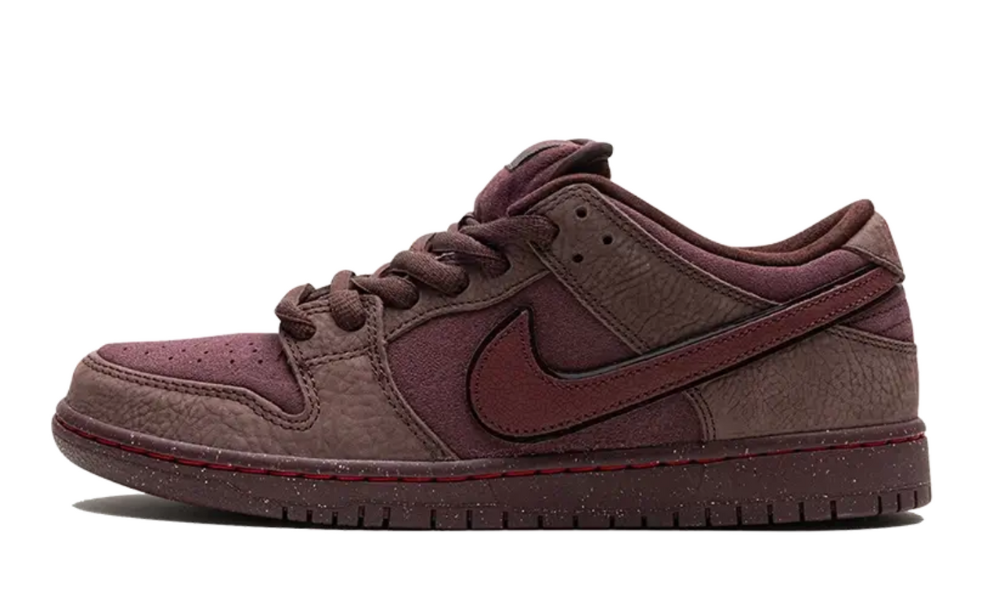 Scarpe da ginnastica bordeaux collezione nike dunk