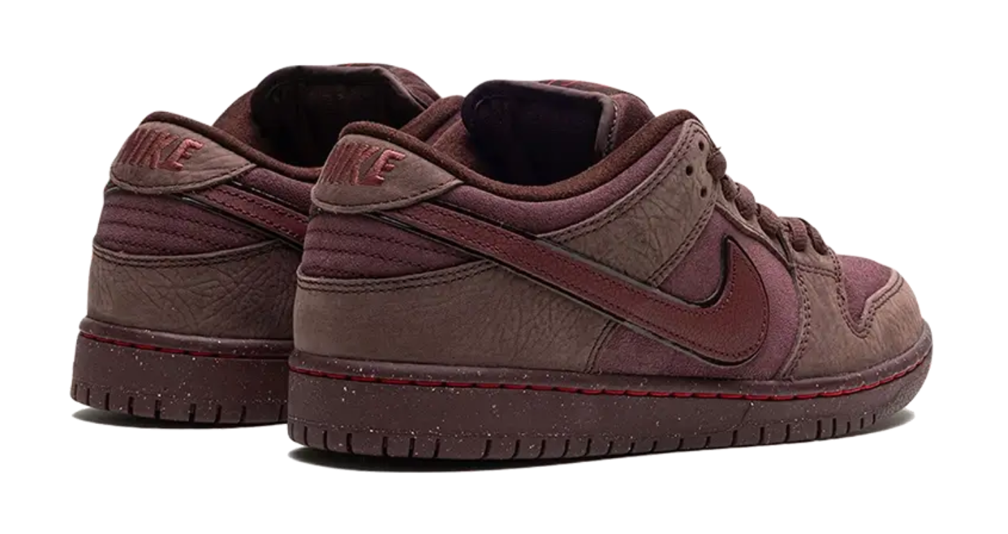 Scarpe da ginnastica bordeaux collezione nike dunk