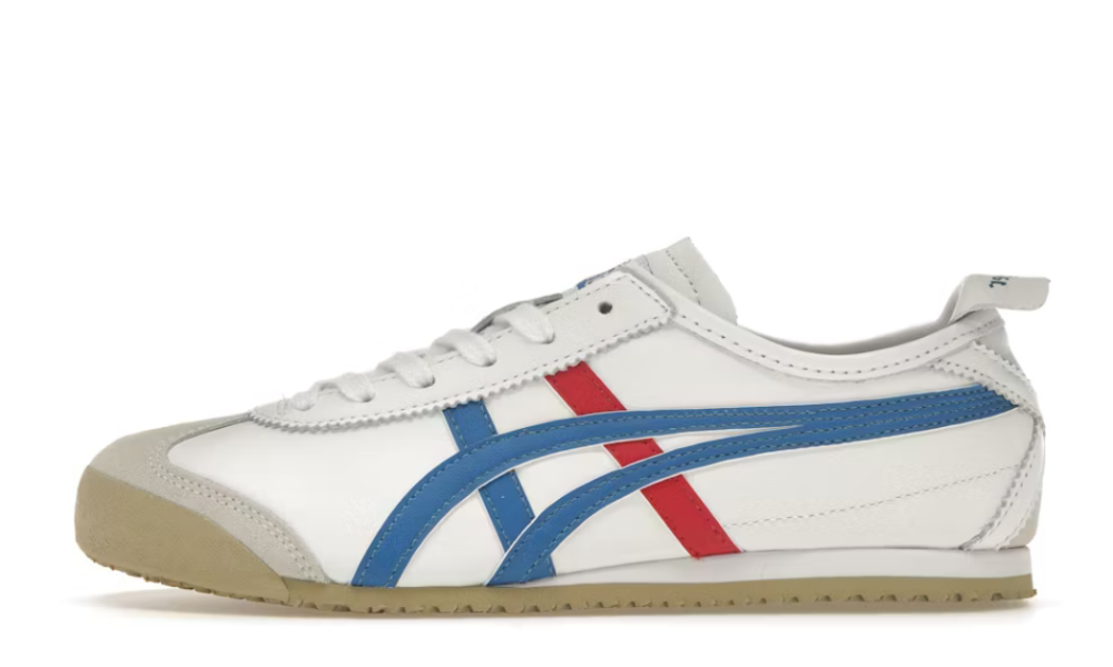 Scarpe da ginnastica bianche blu e rosse collezione novità